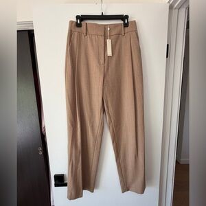 NWT! Rebecca Taylor Tan Wide Leg Pants